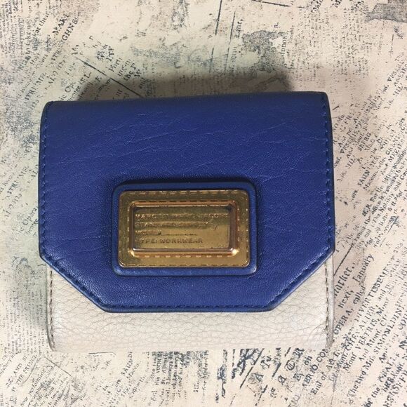 Marc by Marc Jacobs  trifold leather wallet - Picture 1 of 10